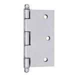 Dobradiça Pino Bola sem Anel 3"X3" até 24Kg Cromada 03 Peças