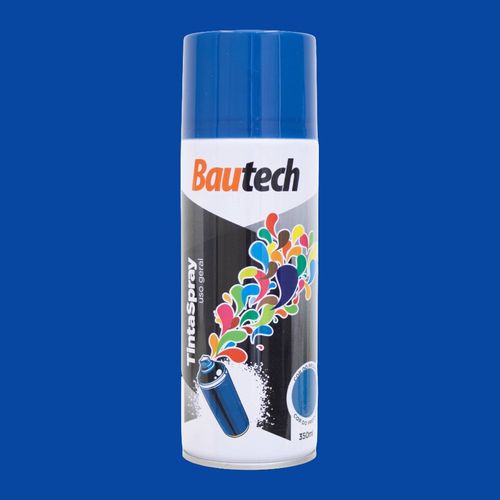 Tinta Spray Uso Geral Alto Brilho 350ml Bautech