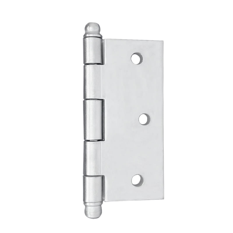 Dobradiça Pino Bola sem Anel 3"X2.1/2" até 24Kg Acetinada 03 Peças