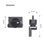 Comutador Rotativo Desliga/Liga 1NA Margirius