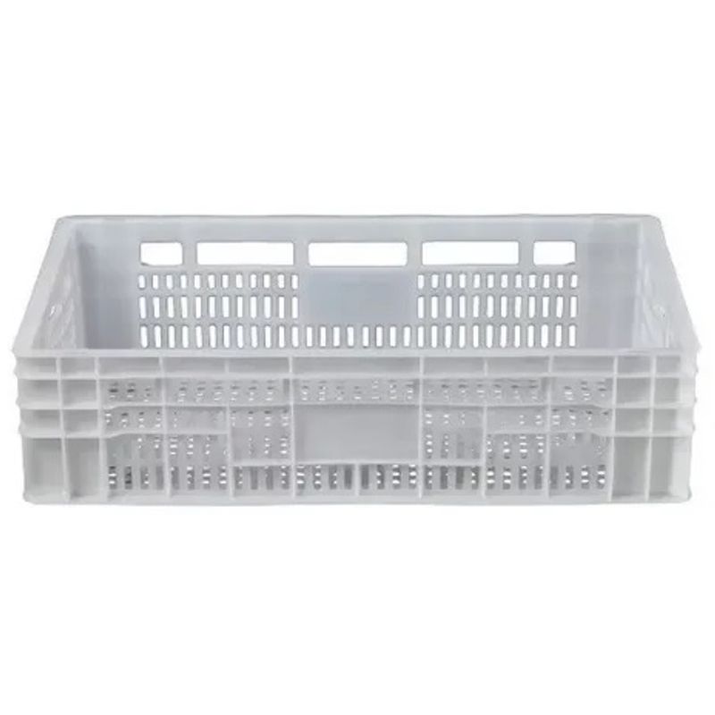 Caixa Plástica Vazada 33L até 12Kg Branca