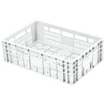 Caixa Plástica Vazada 33L até 12Kg Branca