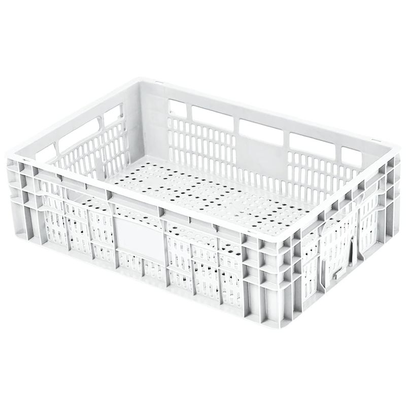 Caixa Plástica Vazada 33L até 12Kg Branca