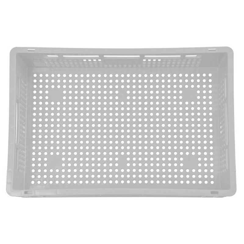 Caixa Plástica Vazada 33L até 12Kg Branca