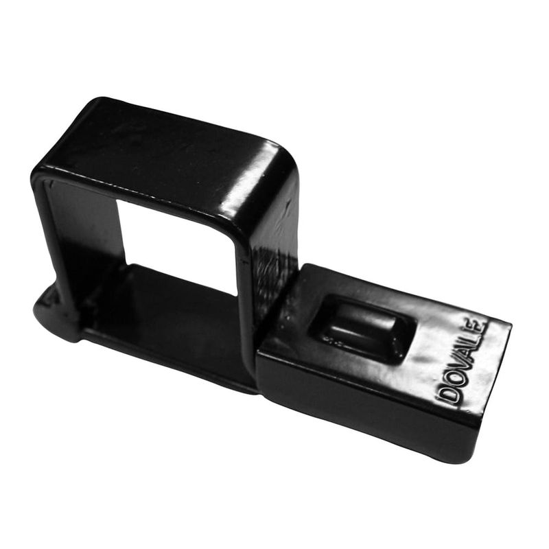 Porta Cadeado para Portão N°10 53x63mm Cadeados de 30mm Preto