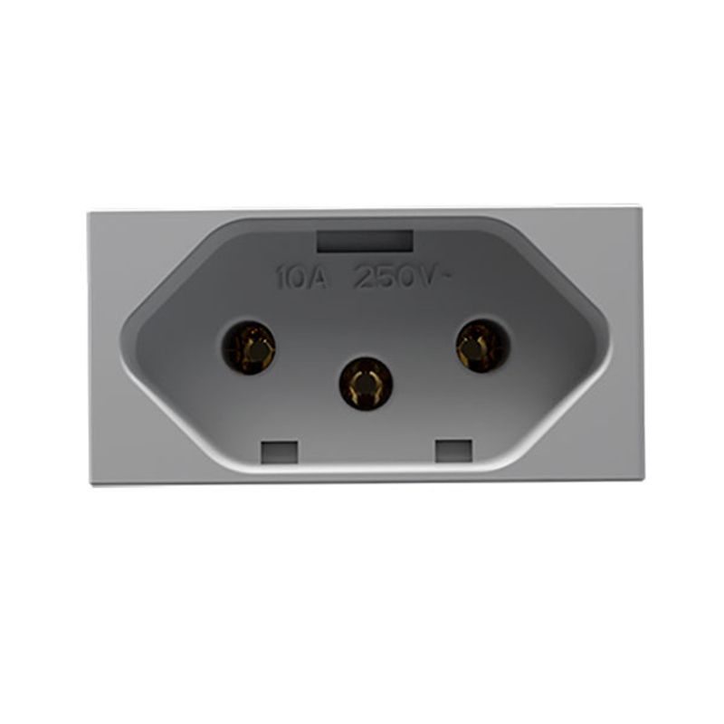 Módulo Tomada 2P+T 10A/250V Branco Modulopro