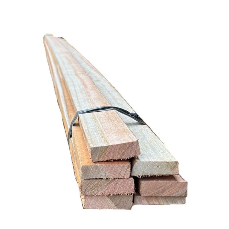 Ripa de Eucalipto Bruto Natural 1,5x5cm 3m JJWood