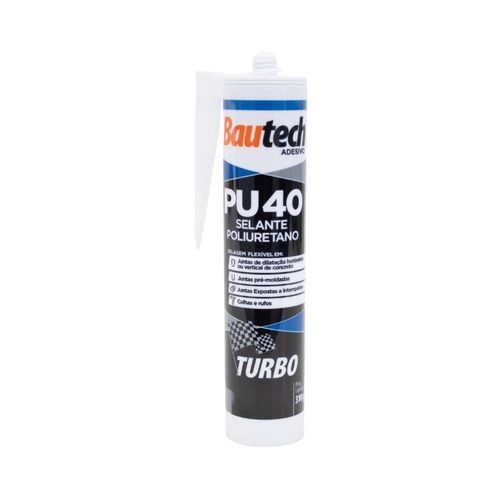 Selante Adesivo PU40 Turbo Branco 310g Bautech