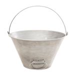 Balde Metálico Galvanizado 10L Baldebras