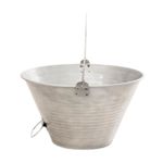 Balde Metálico Galvanizado 10L Baldebras