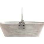 Balde Metálico Galvanizado 10L Baldebras