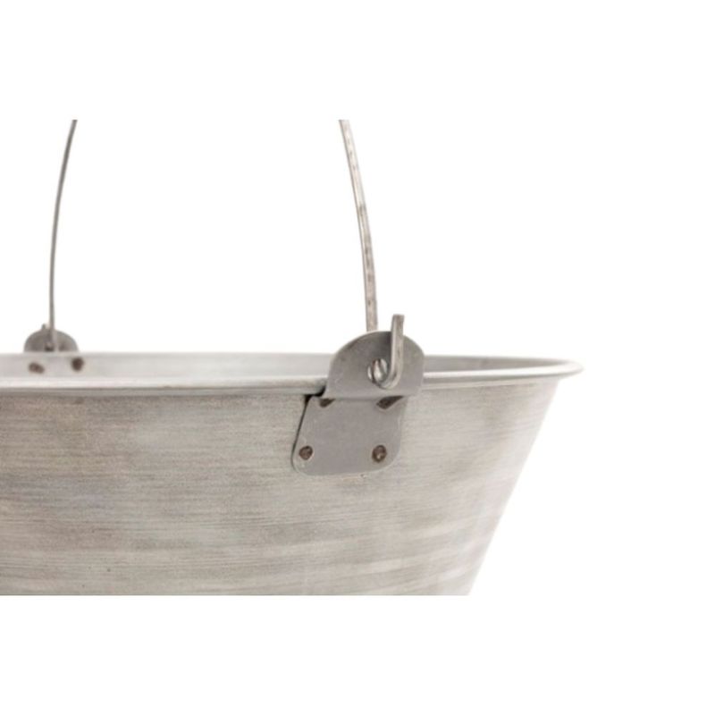 Balde Metálico Galvanizado 10L Baldebras