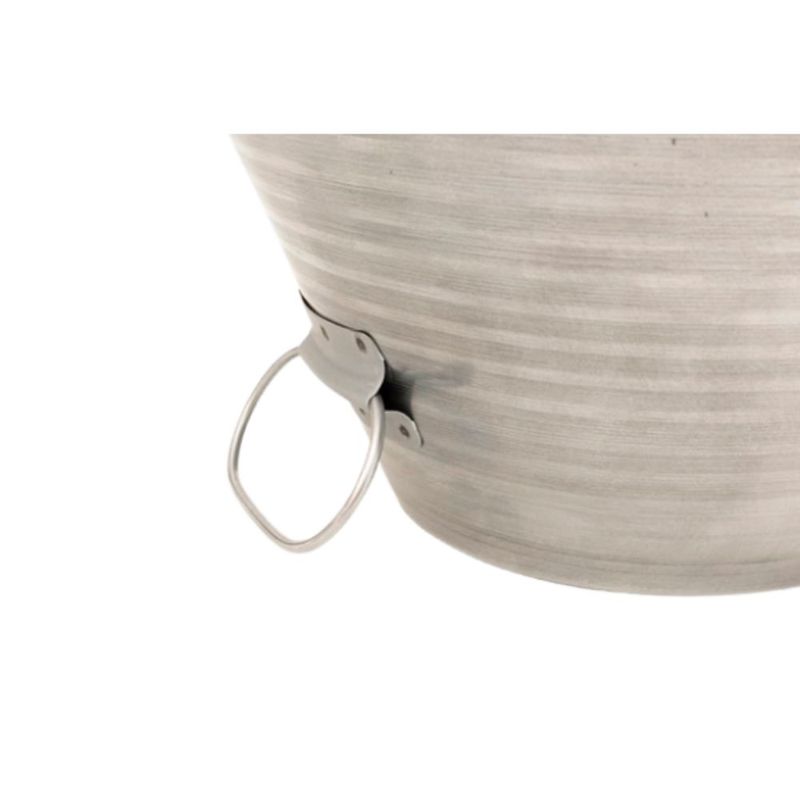 Balde Metálico Galvanizado 10L Baldebras