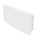 Quadro PVC Disjuntor Embutir sem Barramento para 16 Disj Slim Branco