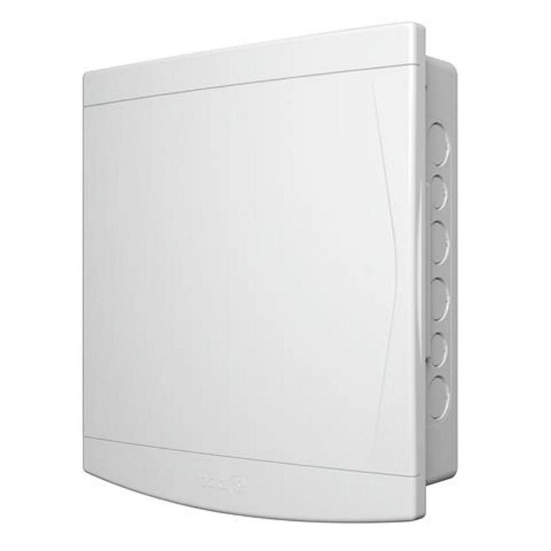 Quadro PVC Disjuntor Embutir sem Barramento para 18/24 Disj Branco