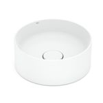 Cuba de Apoio Redonda Branca Slim 30x30cm Louça Roca T1 Terra