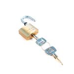 Cadeado em Blister com 02 Chaves Tetra 40mm Latão