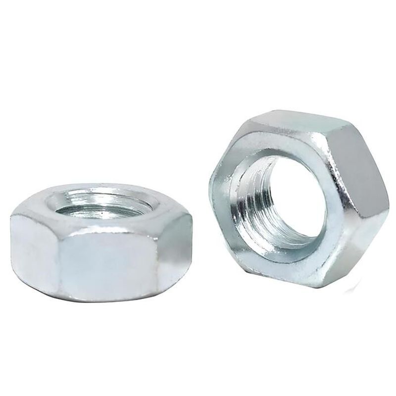 Porca Sextavada Rosca UNC 3/8" Zincada 200 Peças