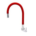 Torneira para Cozinha Parede 1/4V Bica Média Vermelho Fit Color 1168