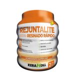 Rejunte Rejuntalite Resinado Seca Rápido Cinza Ferro 2kg Kerakoll
