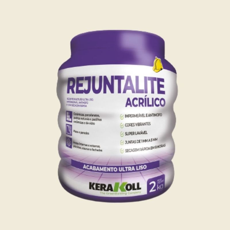 Rejunte Rejuntalite Acrílico Avório 2kg Kerakoll