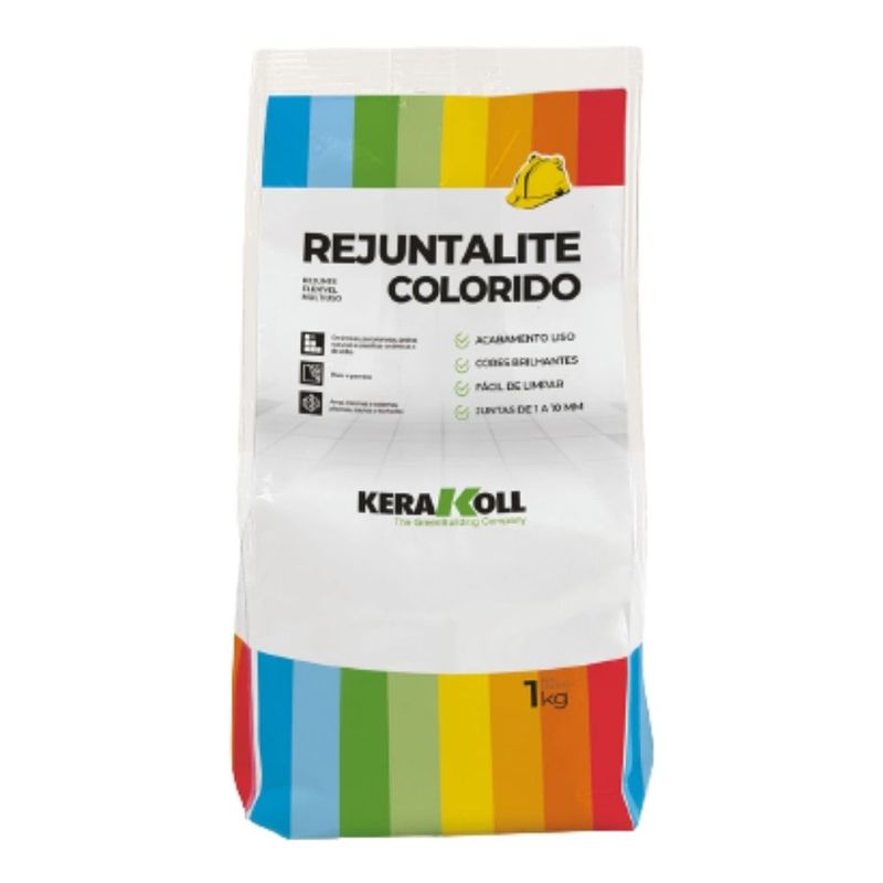 Rejunte Rejuntalite Cerâmica e Porcelanato Cinza Ferro 1kg Kerakoll
