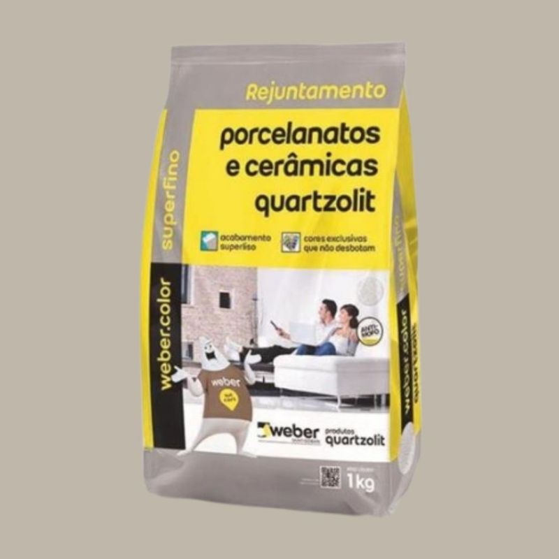 Rejunte Porcelanato Corda 1kg Quartzolit