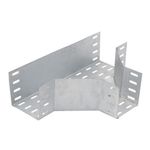 Junção T Horizontal para Eletrocalha 100mmx50mm Perfil Líder