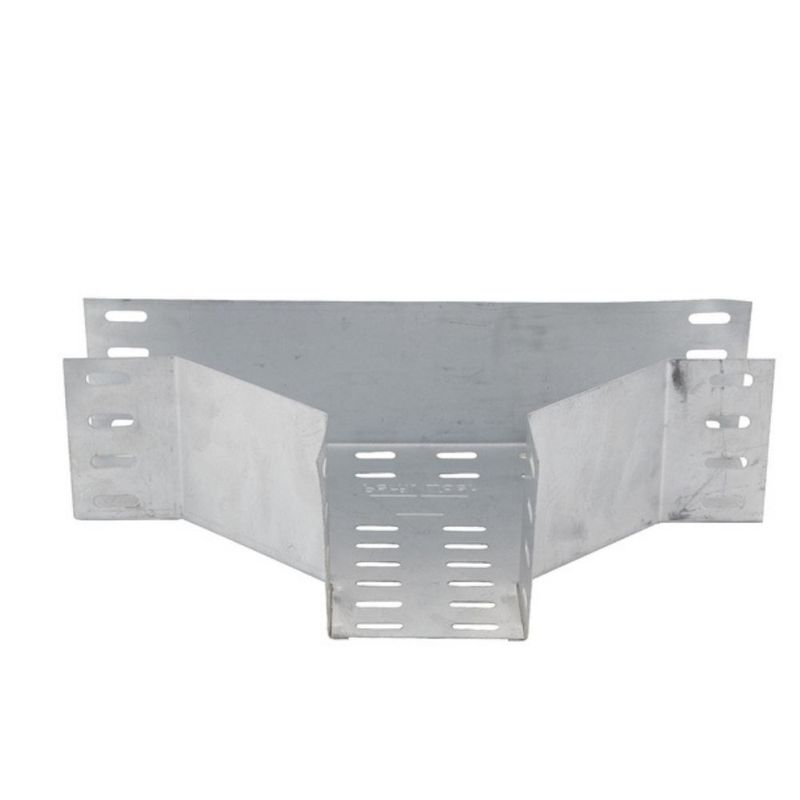 Junção T Horizontal para Eletrocalha 100mmx50mm Perfil Líder