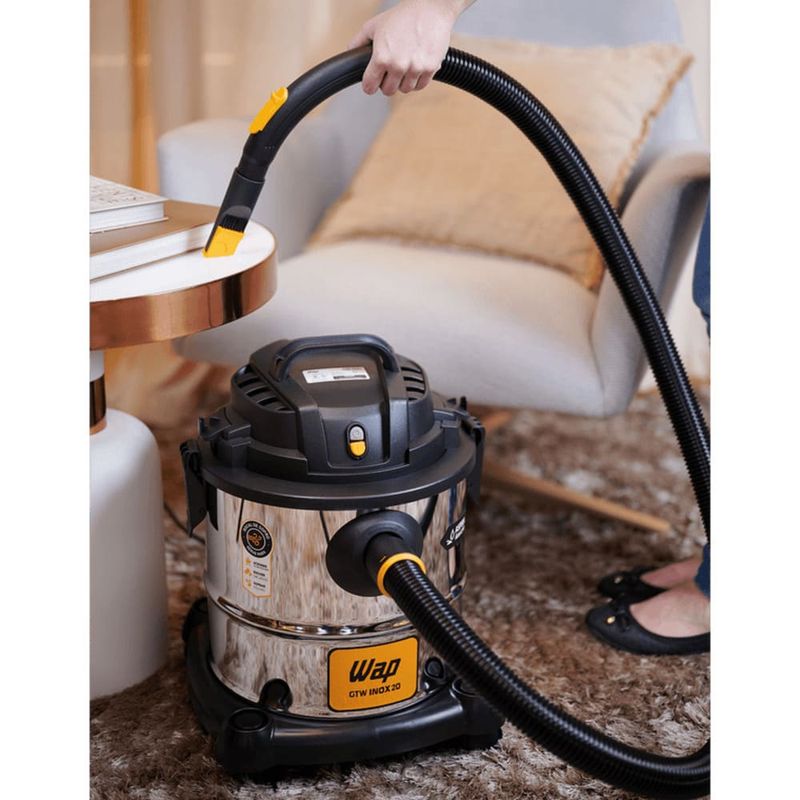 Aspirador de Pó e Água 20L 1600W GTW Inox 20 127V