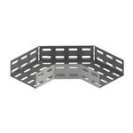 Curva Horizontal 90° para Eletrocalha 50mmx50mm Perfil Líder