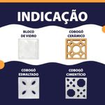 Argamassa Pronta para Blocos de Vidro Branca 3Kg Biomassa