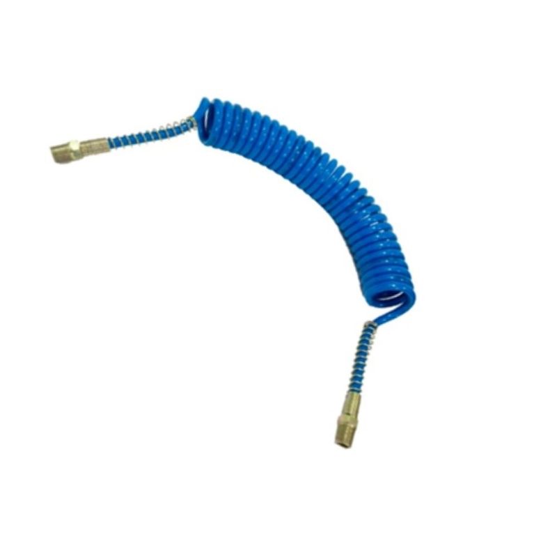 Mangueira Espiral em PU Azul 3,5 metros 1/4" NPT Arcdal