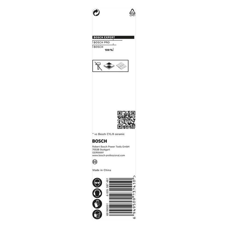 Broca para Porcelanato 5x90mm EXPERT HEX-9 Bosch