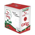 Cabo de Rede UTP CAT6 4P CMX 250MHz Cinza Condutti Caixa 100m