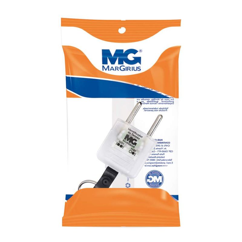 Plugue Identificador de Tensão 127/220V Margirius