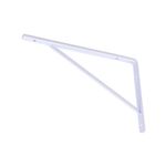 Mão Francesa Simples até 25Kg 23cm Aço Carbono Branca