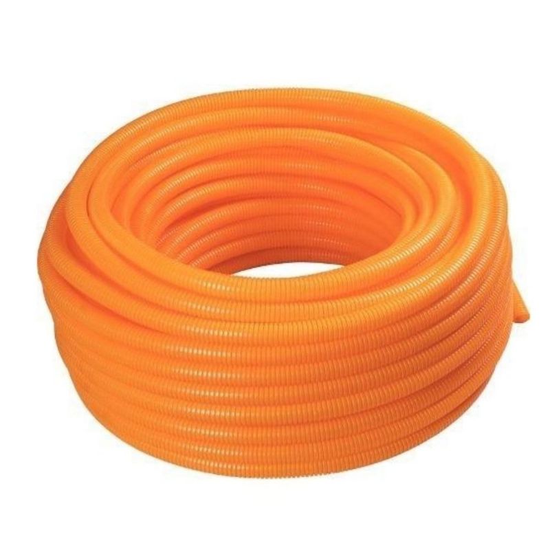 Eletroduto Corrugado 1" 32mm Reforçado Laranja Adtex 10 Metros