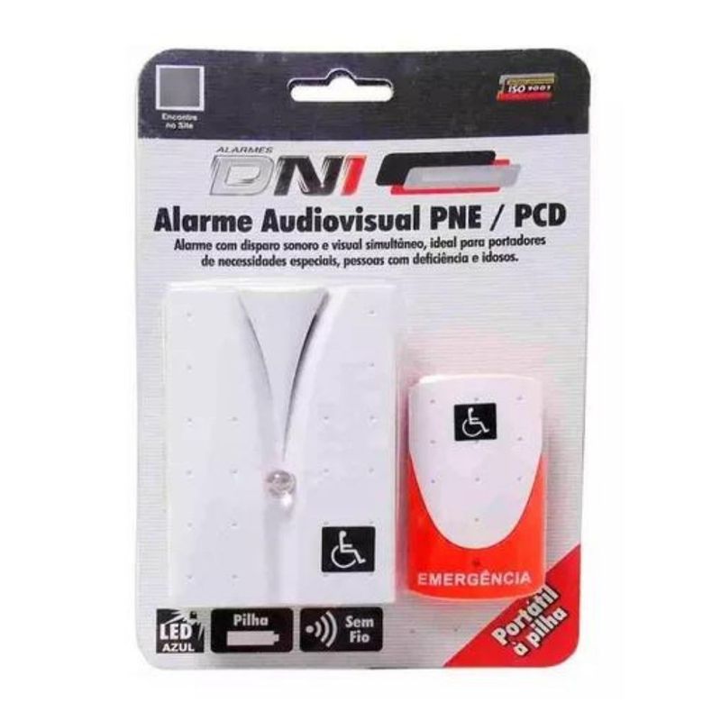 Alarme Audiovisual para PNE/PCD a Pilha