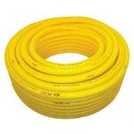Eletroduto Corrugado 1/2" 20mm Amarelo Adtex 50 Metros