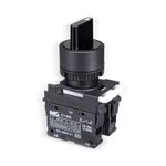 Comutador Rotativo Liga/Desliga/Liga com Pulsador 2NA Margirius