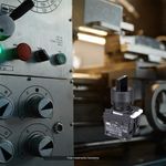 Comutador Rotativo Liga/Desliga/Liga com Pulsador 2NA Margirius