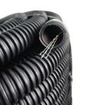 Duto Corrugado 4" DN 100 Preto Tubos Bravo 50 Metros