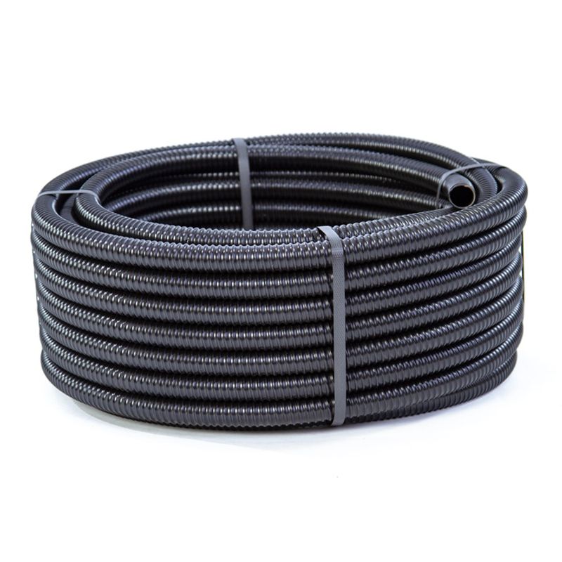 Eletroduto Espiralado 3/4" Flex Liso Interno Preto Coflex 25 Metros