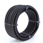 Eletroduto Espiralado 3/4" Flex Liso Interno Preto Coflex 25 Metros