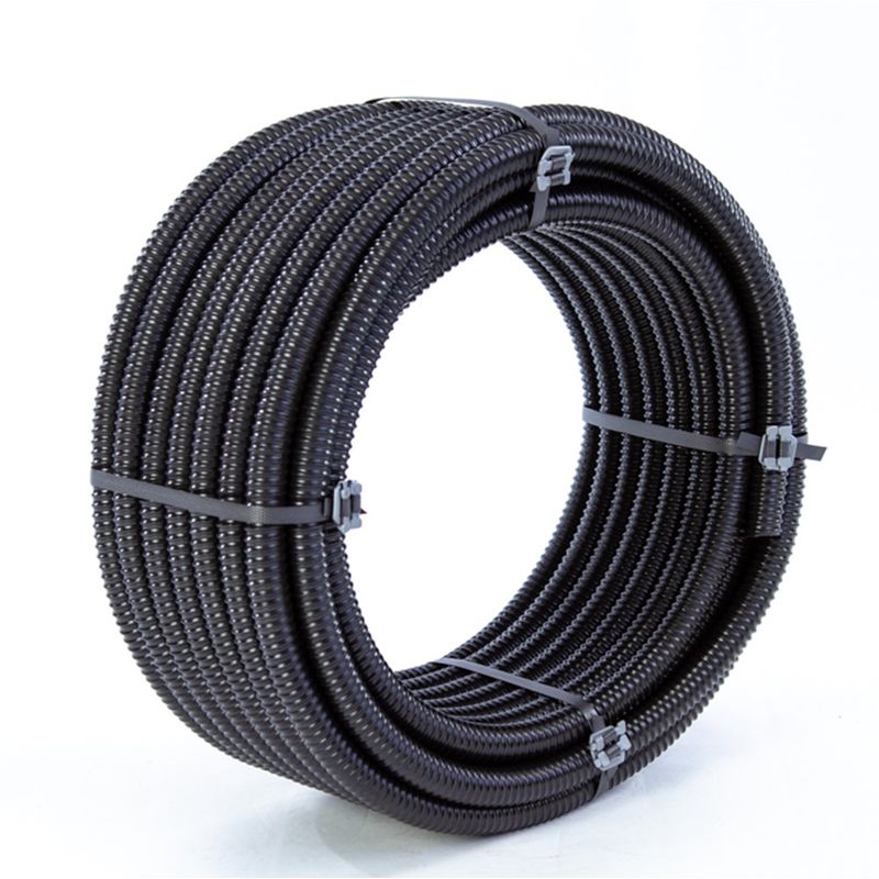 Eletroduto Espiralado 3/4" Flex Liso Interno Preto Coflex 25 Metros
