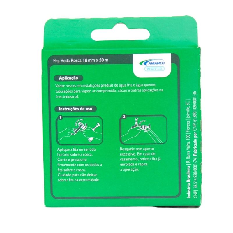 Fita Veda Rosca 18mmx50M