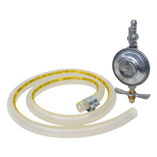 Regulador Gás Doméstico 1kg/h 3/8" BM com Mangueira 1,20m Aliança