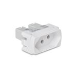Módulo Tomada 2P+T 10A/250V Branco Miluz
