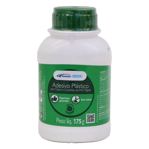 Adesivo Plástico Incolor para PVC Frasco 175G